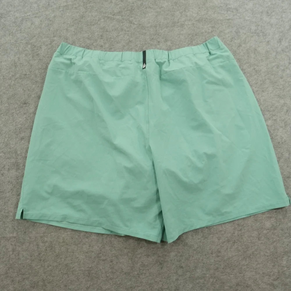 North Face Mens 2XL XXL Green Lined Elastic Waist Graphic Print Gym Active